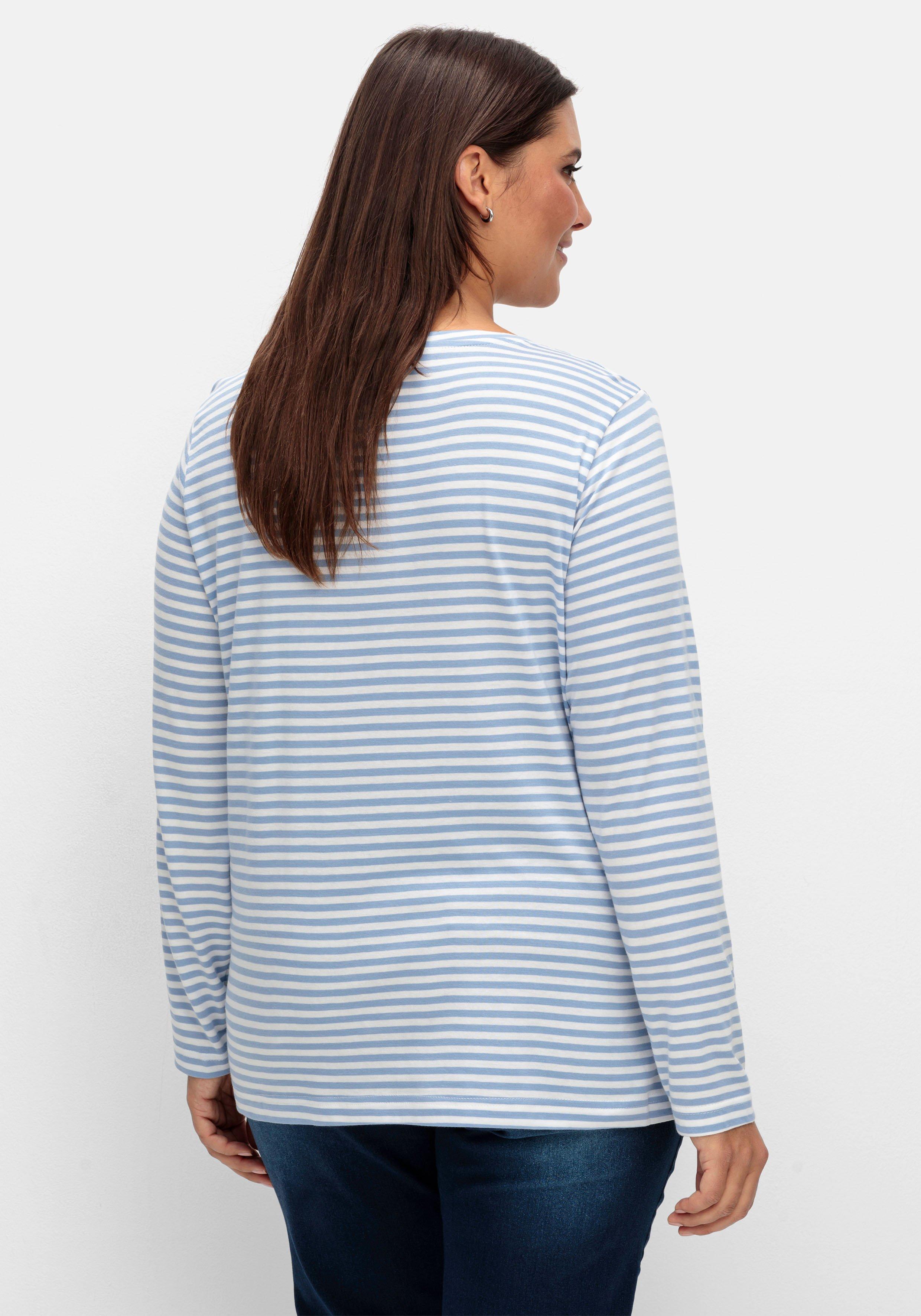 Ringelshirt mit Rundhalsausschnitt