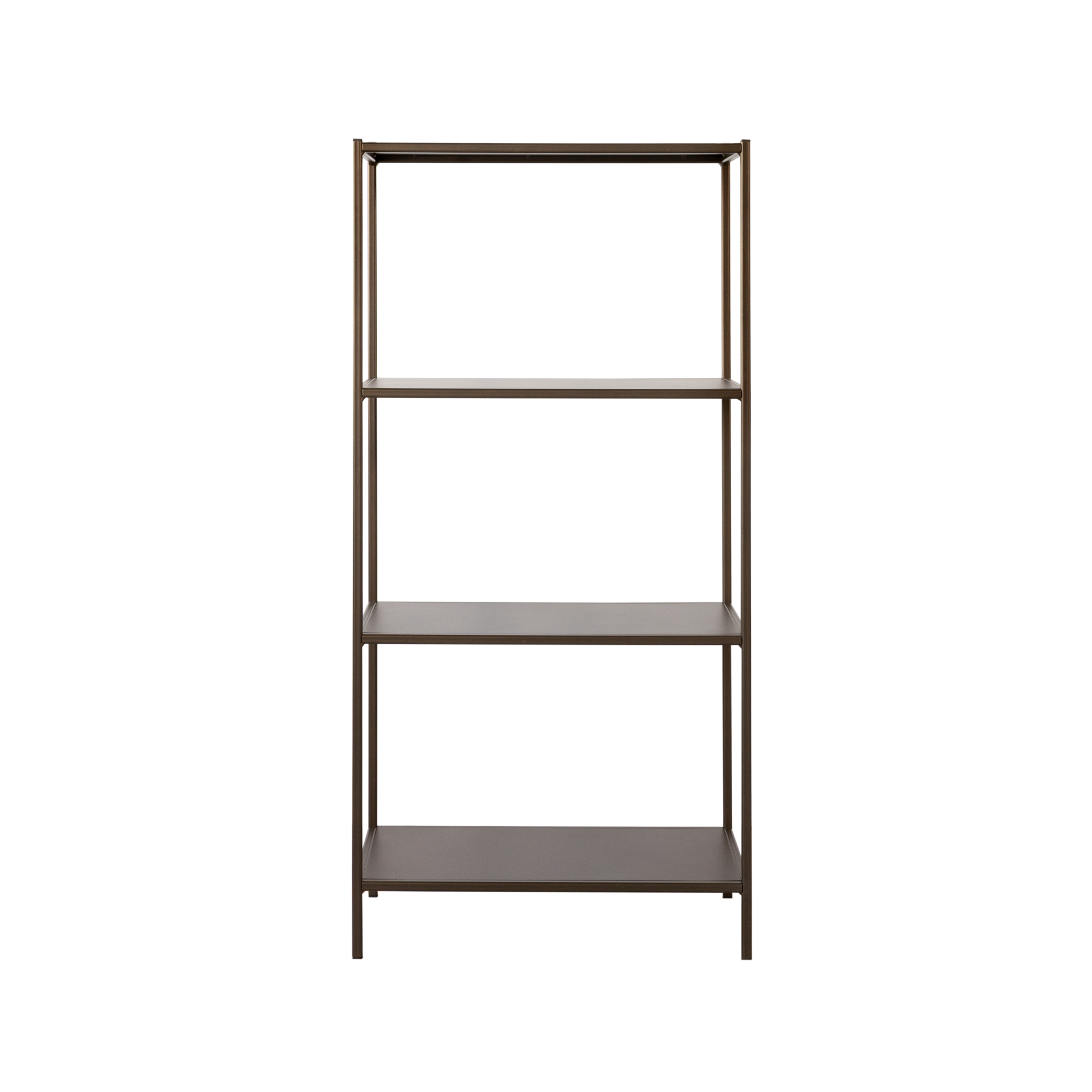 Vakkenkast Soho H124 anodic bruin