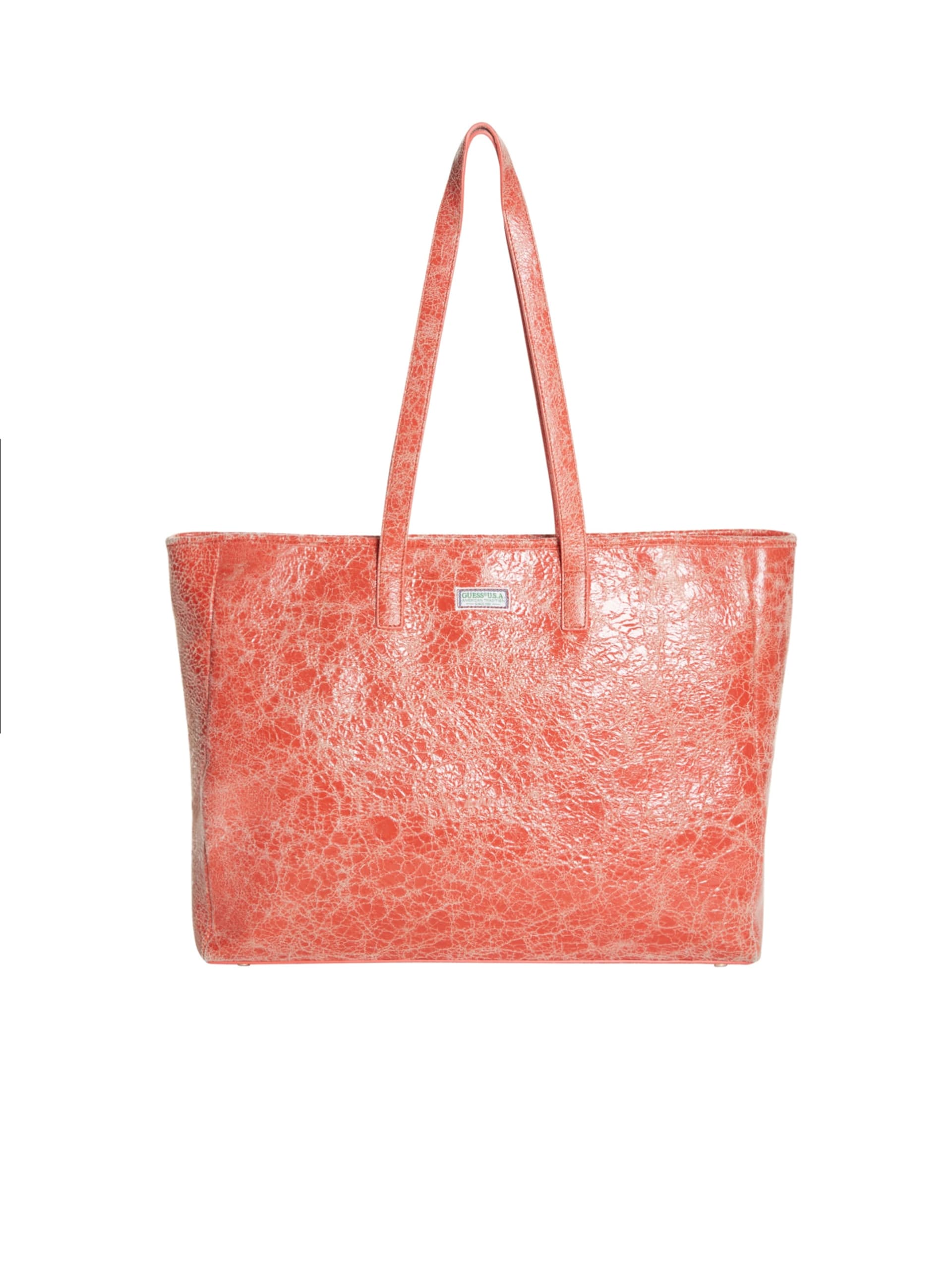 Bolsa Serapia em couro craquelado