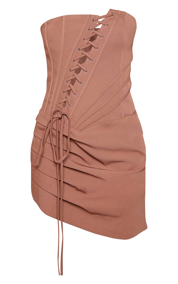 Moka Robe Mini Corset À Laçage
