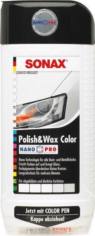 Sonax - Polish & Wax - Onderhoudsmiddel - Wit - 500ml