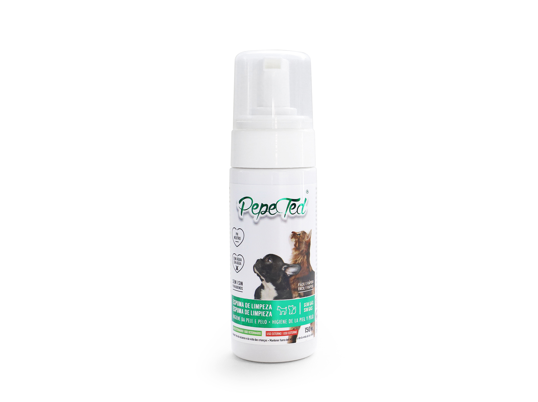 ESPUMA DE LIMPEZA PEPE TED SEM GÁS 150ML
