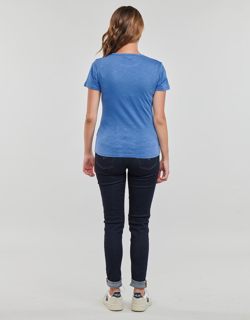 Tommy Hilfiger - 1985 SLIM SLUB C-NK SS - Bleu