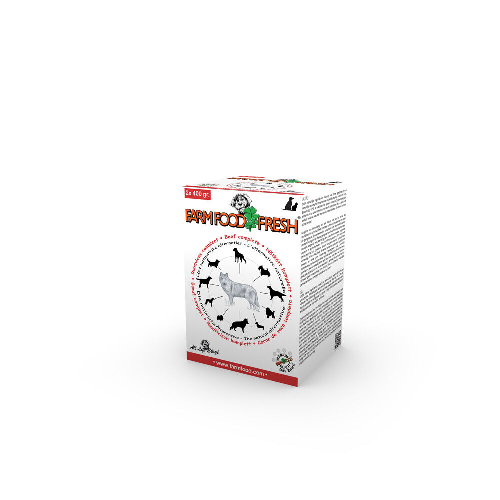 Farm Food Fresh  - Hondenvoer - 800 Gram - rund