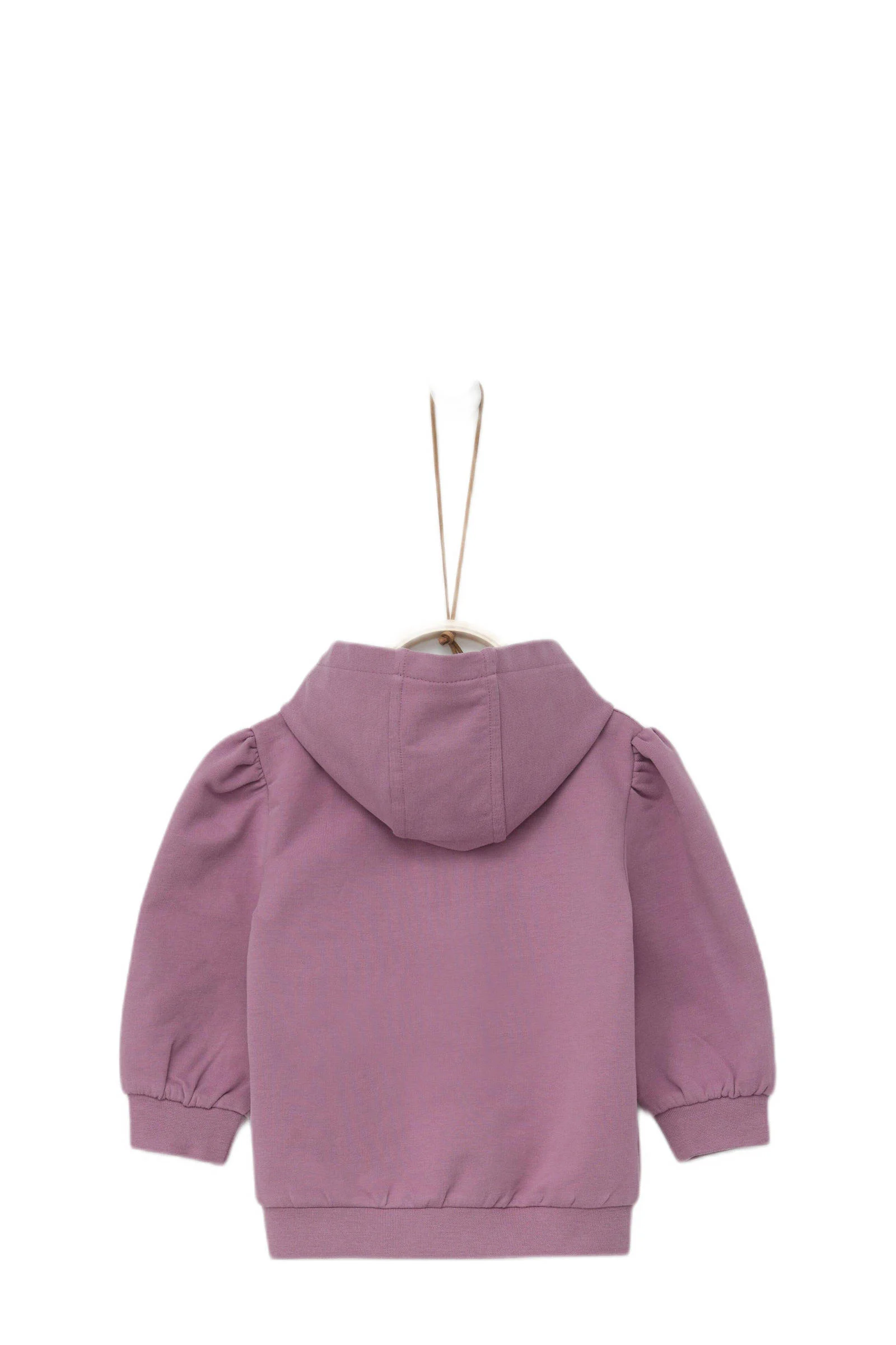s.Oliver baby sweatvest met printopdruk lila