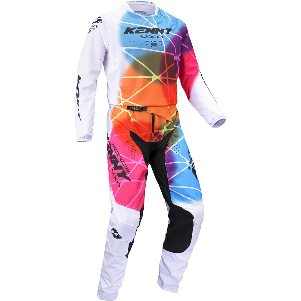 Kenny - Pantalon enfant Force Kid Sphere Blanc / Multicolore