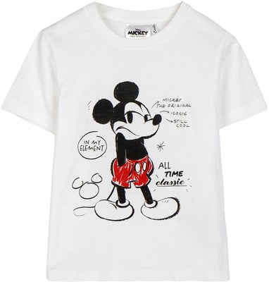 Disney Mikke Mus T-skjorte, Hvit