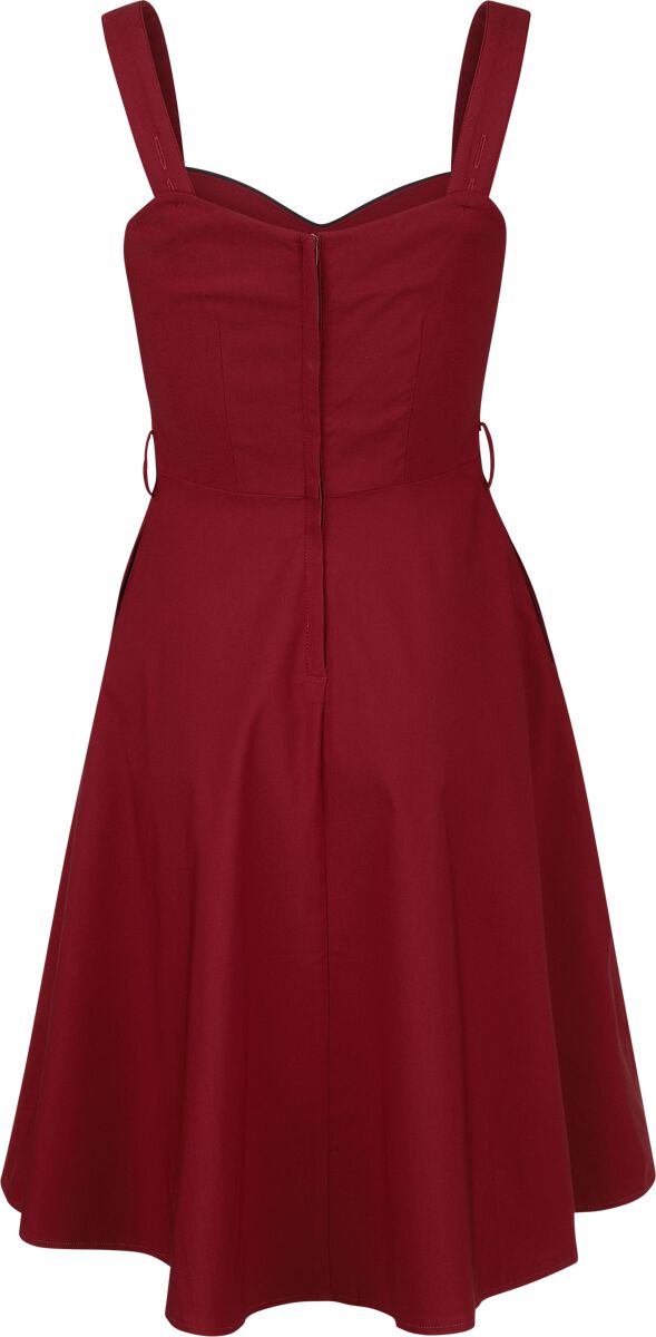 Heart Nuckle Flare Dress | Voodoo Vixen Robe mi-longue