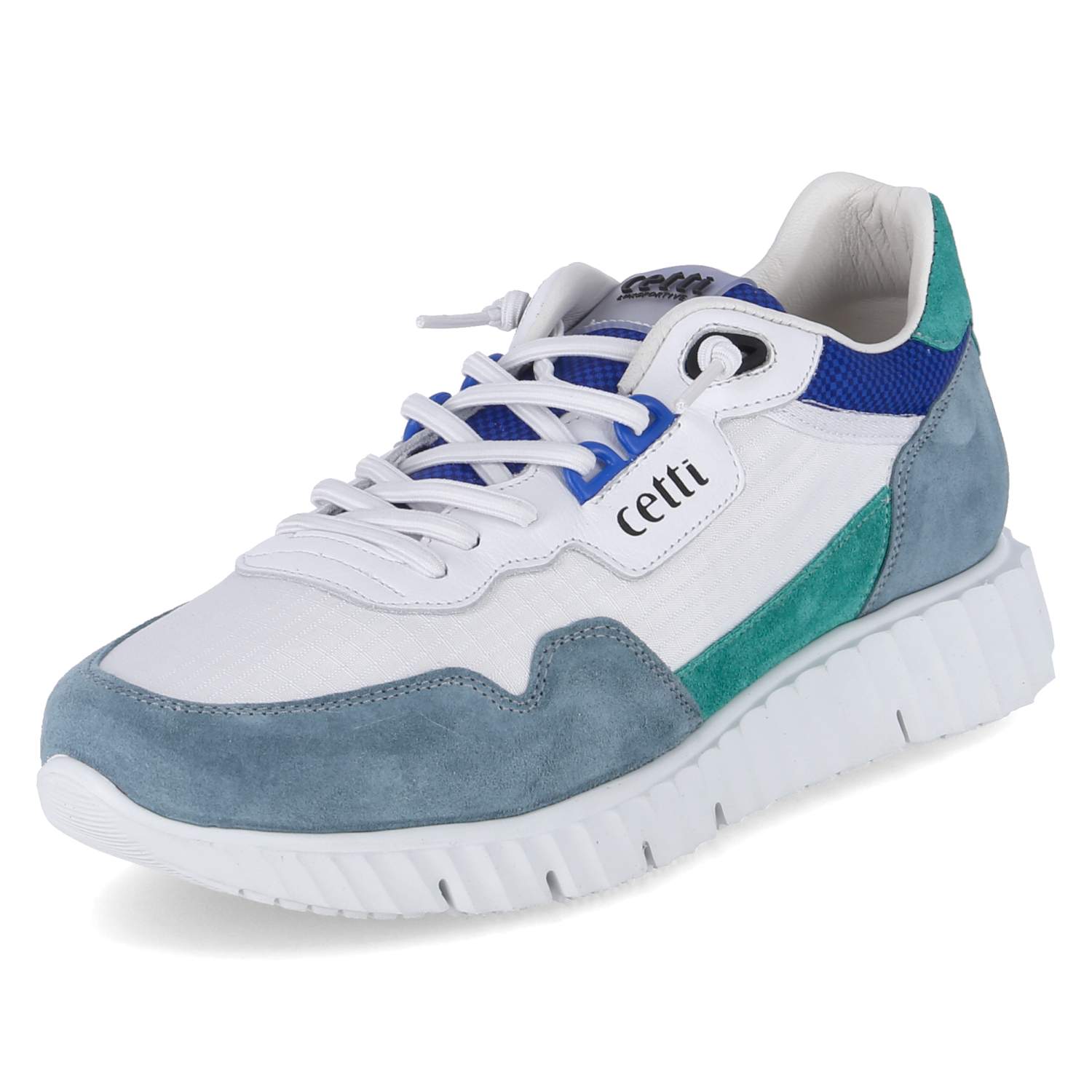 Cetti Low Sneaker - jeans white