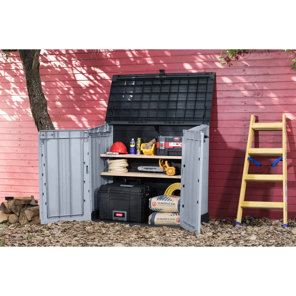 Keter Store-It-Out Nova Opbergbox - 880 L - 132x71.5x113.5 cm - Grijs