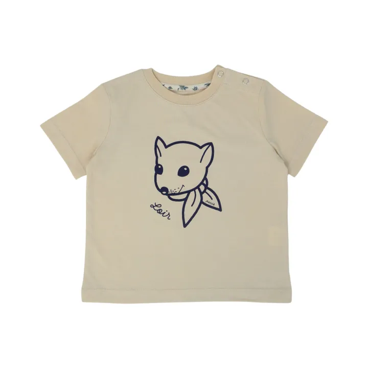 Loir T-Shirt Little Paul Renard | Ecru