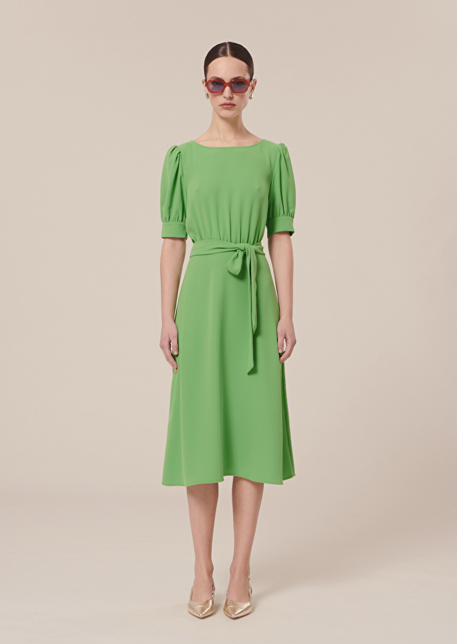 Robe Rillytisverte en crêpe