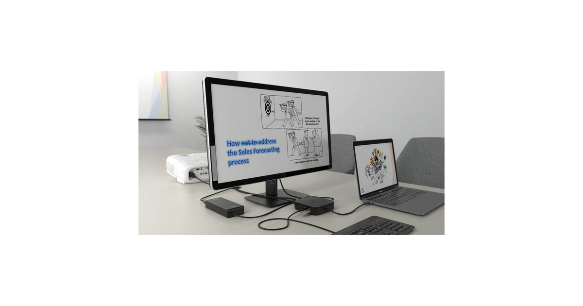 i-tecThunderbolt 3 Travel Dock Dual 4K Display + Power Delivery 60W dockingstation  (Zwart)