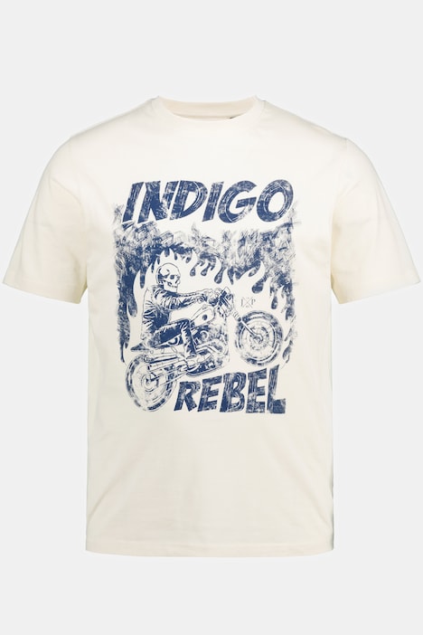 T-Shirt, Halbarm, Print,Rundhals