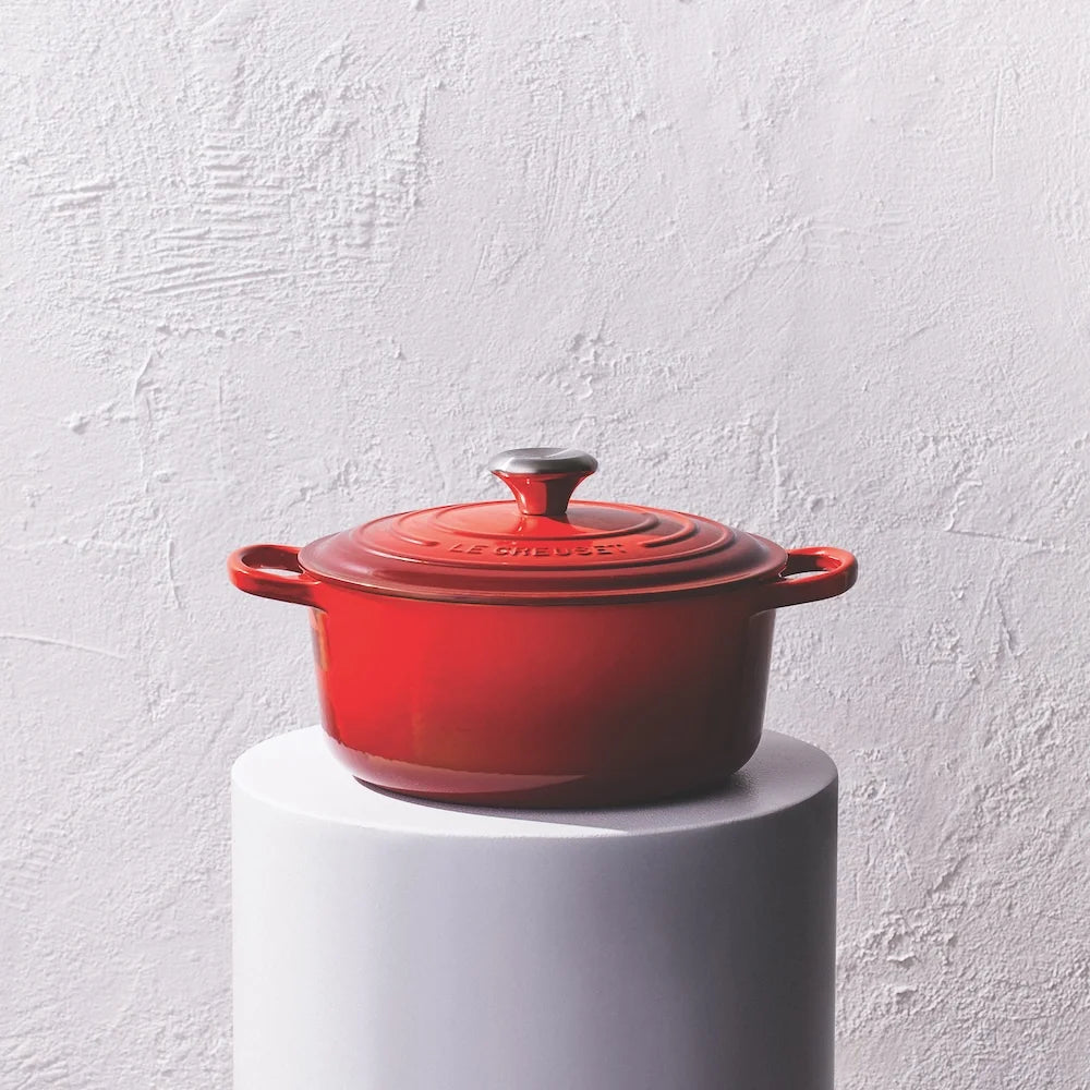 Le Creuset braadpan Signature Kersenrood