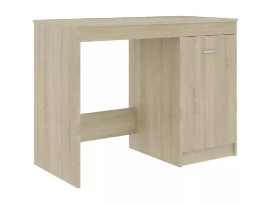 Bureau Chêne sonoma 140x50x76 cm Bois d’ingénierie