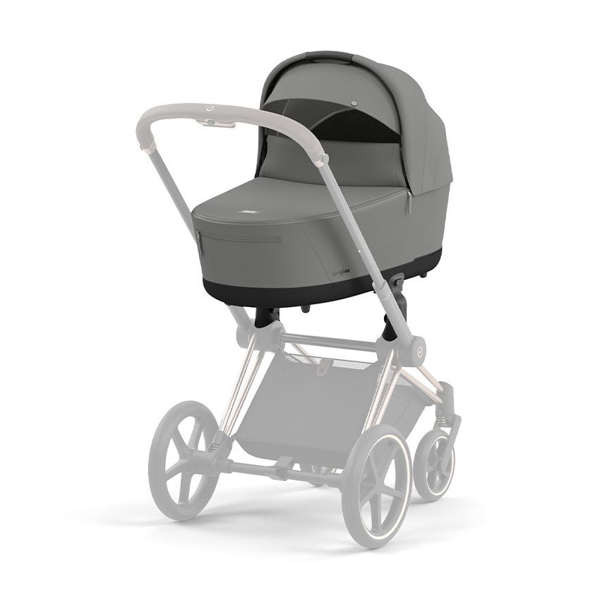Nacelle Lux Carry Cot pour poussette Priam/e-Priam mirage grey - Ecru