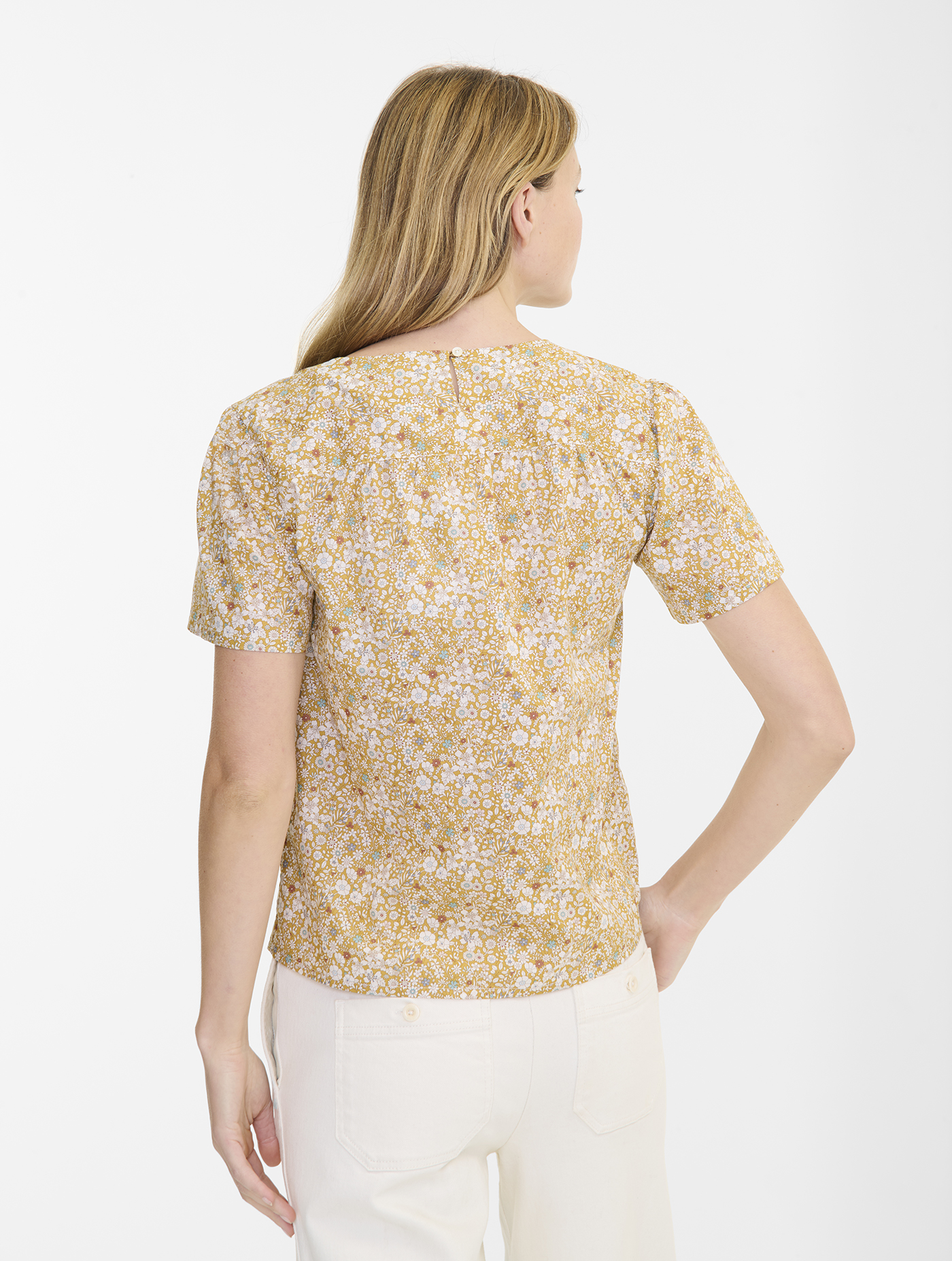 Blouse coton en tissu Liberty PEANUT PR