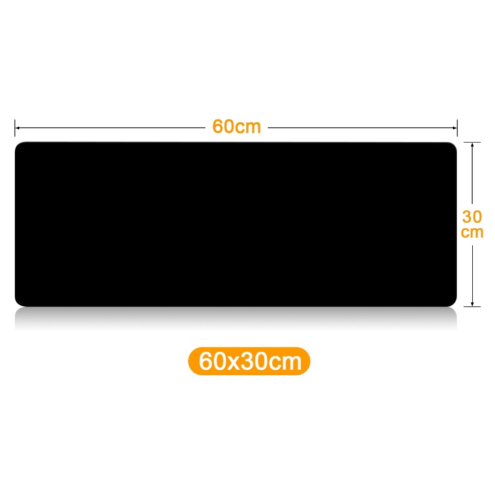 (60x30cm) XXL Gaming Anti Rutsch Multifunktions Schreibtischunterlage / Mauspad - Schwarz