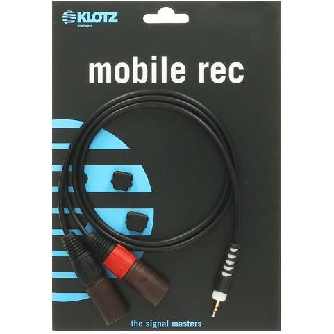 Klotz AY9-0300 verloopkabel 3.5 mm jack recht - 2x XLR male 3p 3 meter