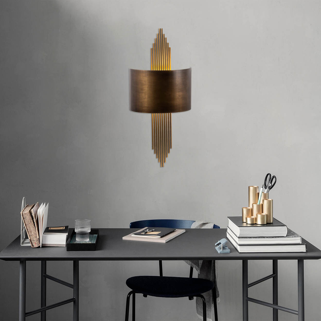 Opviq Applique murale 619 bronze - 75x10x22 cm