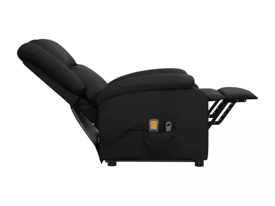 Prolenta Premium - Fauteuil de massage Noir Similicuir