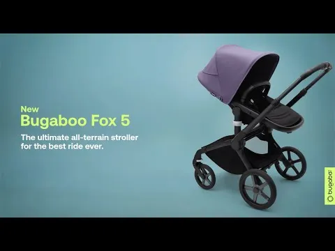 Bugaboo Poussette Fox5 - Noir  Midnight Noir  Misty Blanc