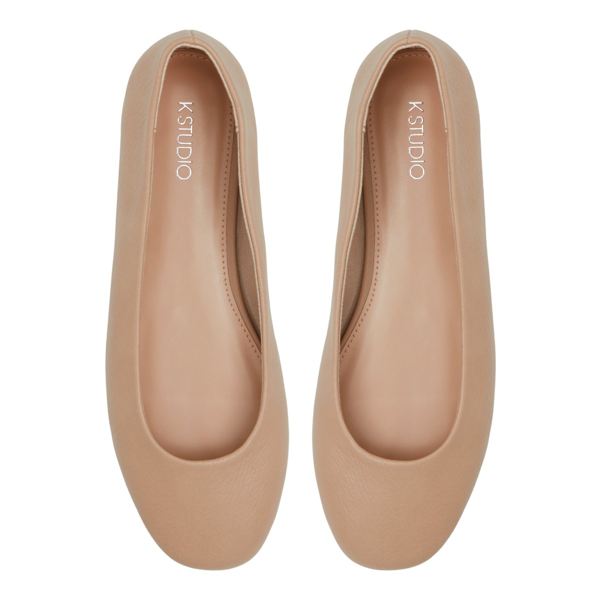 K STUDIO-Talagyn-Ballerine - Talon plat - Beige