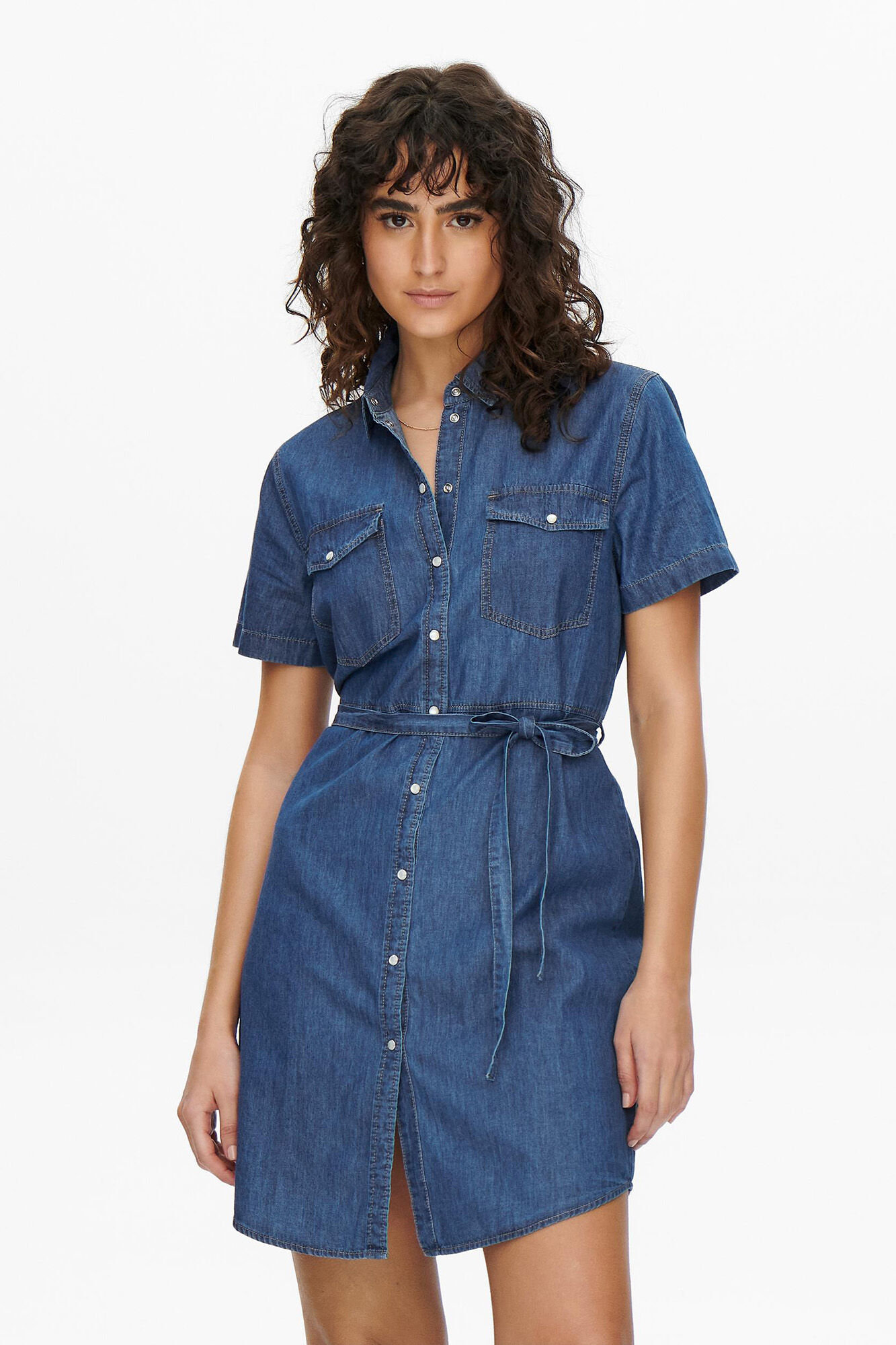 Vestido jeans curto