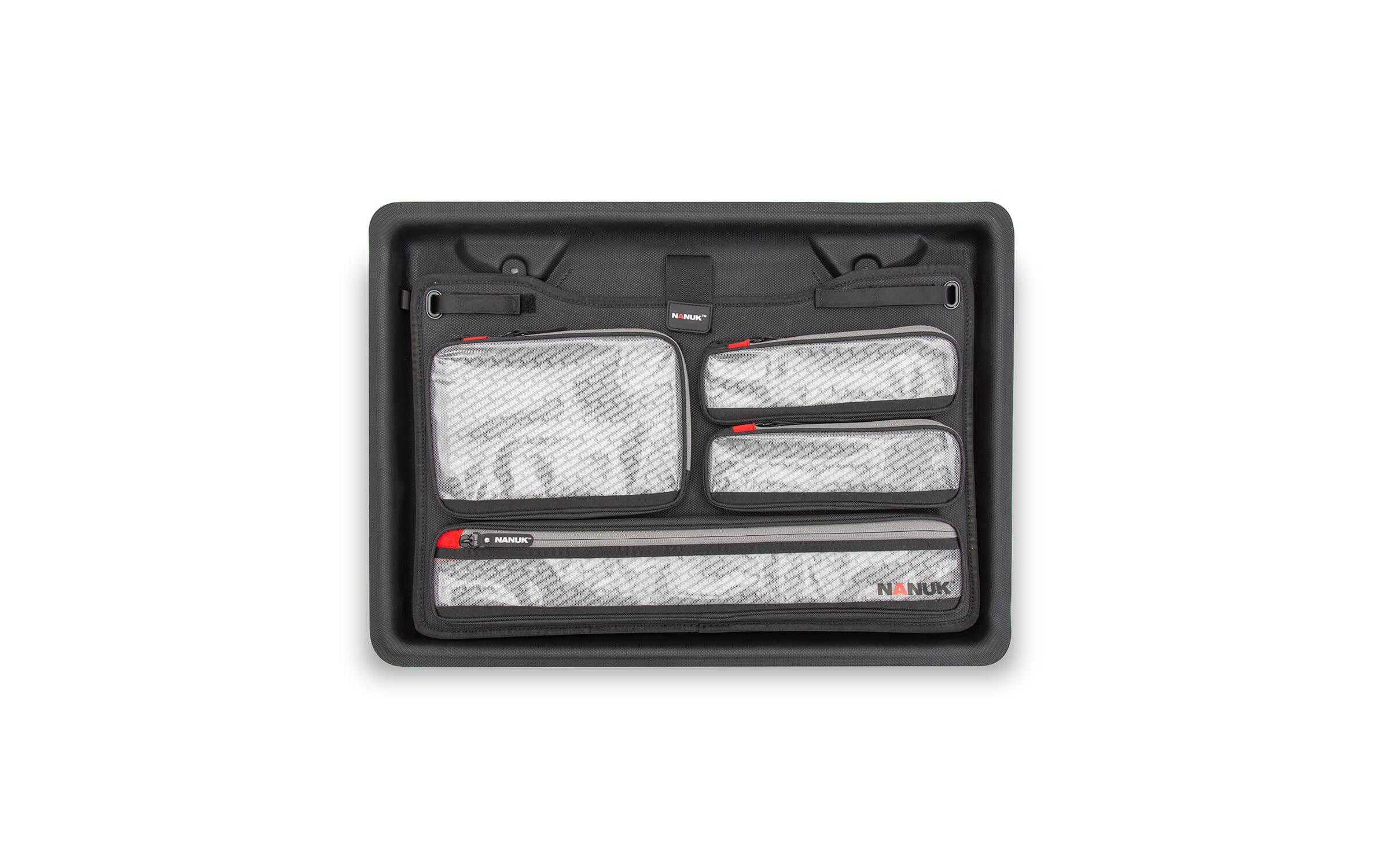 Einbaurahmen Deckel Organizer für Mod. 940<br>Hochwertiger Organizer für den Deckel des Kunststoffkoffers 940
