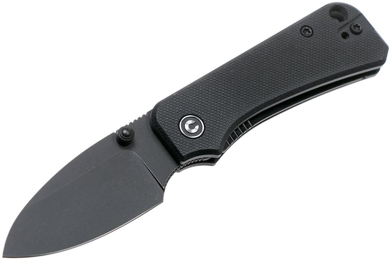 Civivi Baby Banter C19068S-2 Black G10, Black Stonewashed zakmes, Ben Petersen design