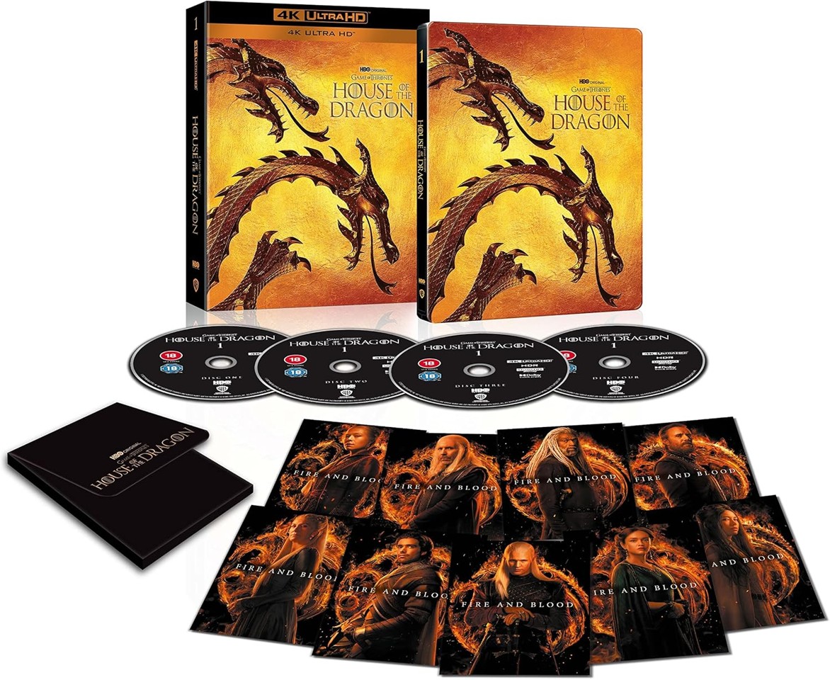 House Of The Dragon Season 1 Limited Edition Steelbook 4K Ultra HD