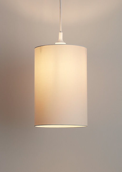 Abat-jour Pibrock Ø20cm GoodHome Crème