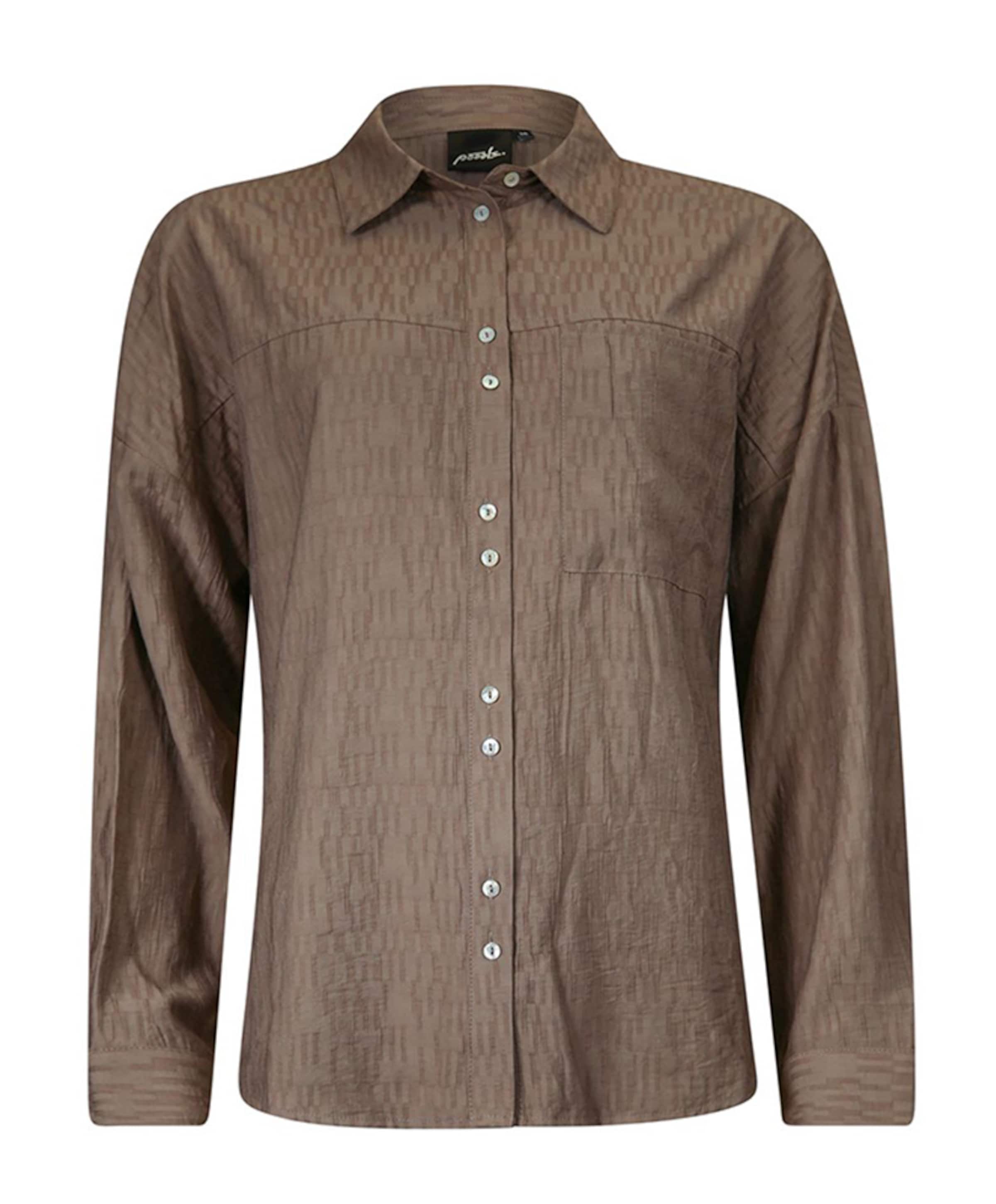 Poools Dames blouse bruin