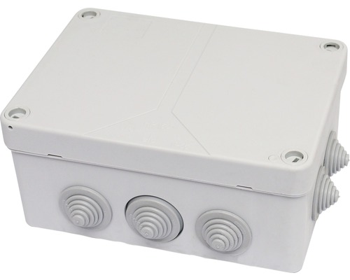 Spelsberg vochtwerende aansluitdoos IP55 HP150 HxBxD 119x164x77 mm grijs met trapnippel