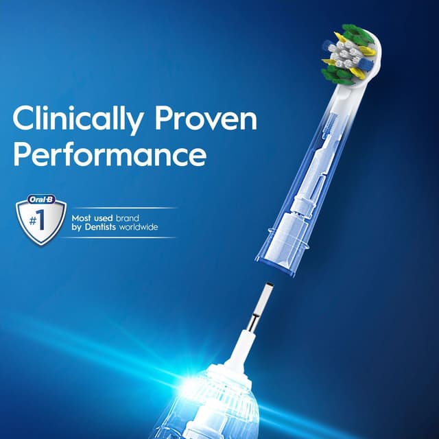 Oral-B Floss Action tandbørstehoveder 325062 (5-pak)