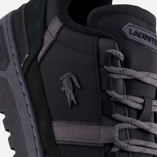 Lacoste T-Clip Sneakers zwart Imitatieleer