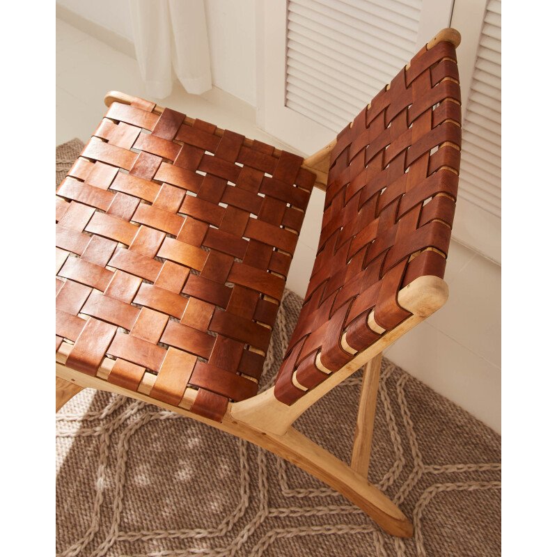 Fauteuil Calixta marron