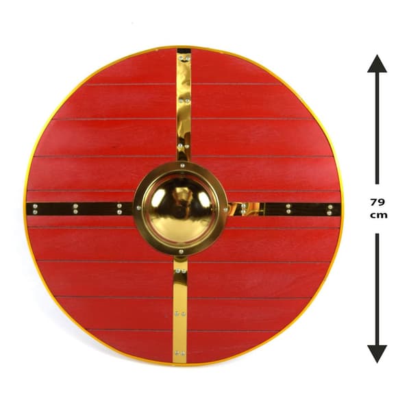 Tre middelaldersk metall Cross Viking Shield SWE171