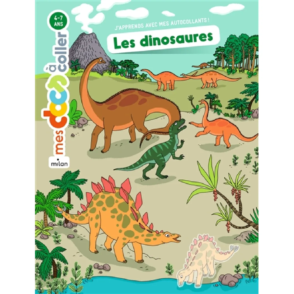 Les dinosaures : autocollants