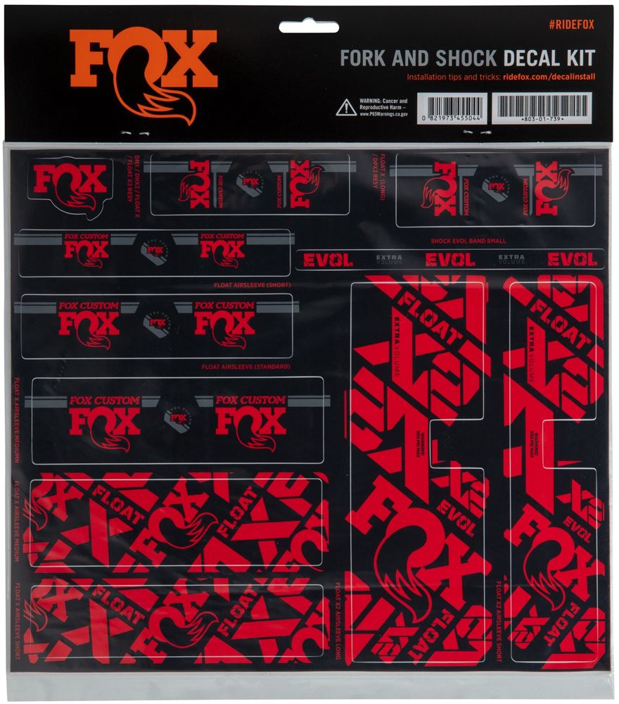 Fox Racing Shox Custom Fork und Shox Kit Aufkleberset kaufen | Bike-Discount