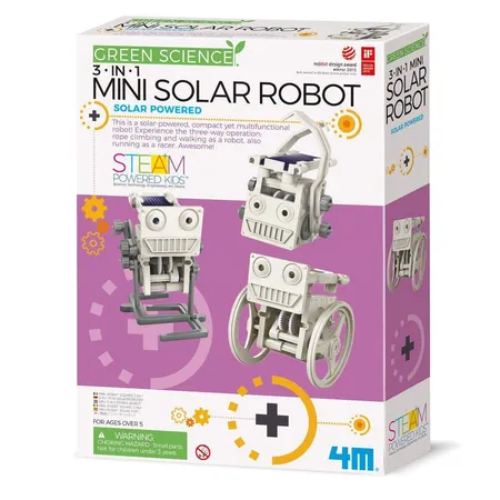 4M Mini Solar Roboter 3in1 Green Science