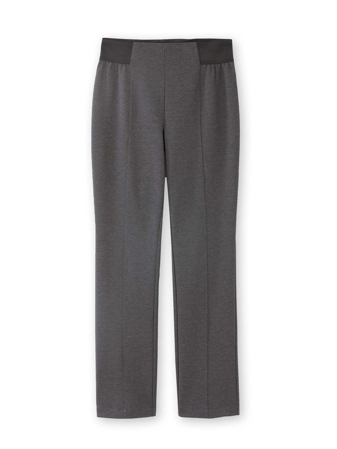 Pantalon élastiqué en maille milano