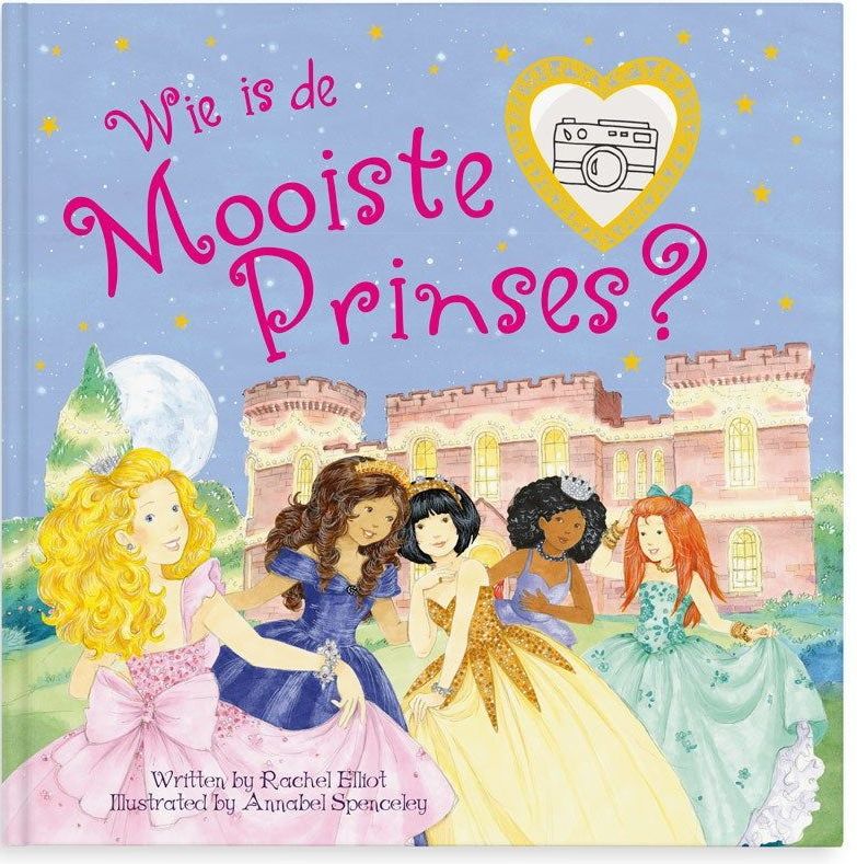 Boek Wie is de mooiste prinses - Kinderboek - Gepersonaliseerd