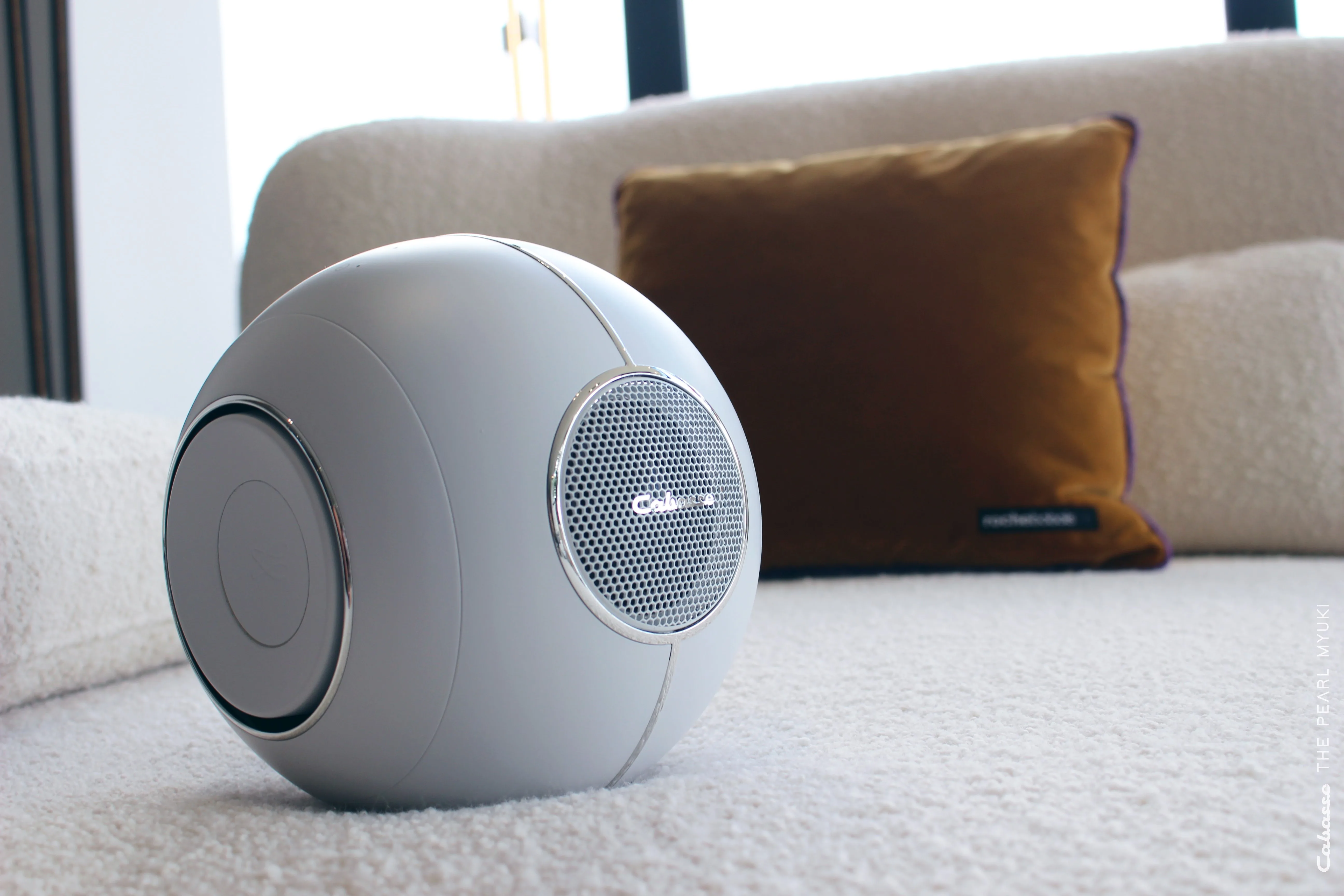 Cabasse The Pearl Myuki Blanc Enceintes Bluetooth portables