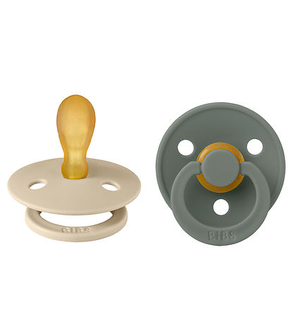 BIBS Colour Schnuller - 2er-Pack - Gr. 2 - Symmetrisch - Vanilla