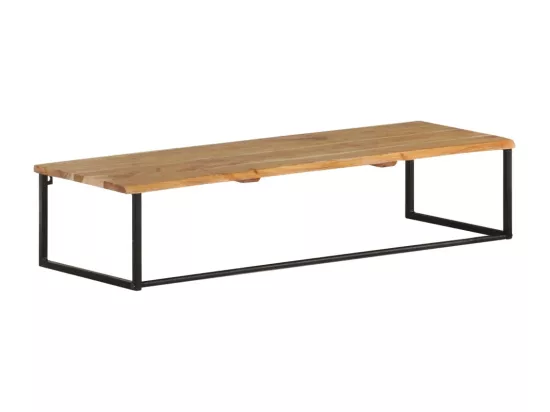 Patère à bord naturel 100x35x22 cm Bois d'acacia massif