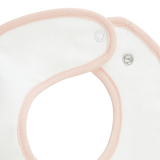 Petit Cocon Bavoir   Blanc Porcelaine        Taille unique   de               P'tit bisou