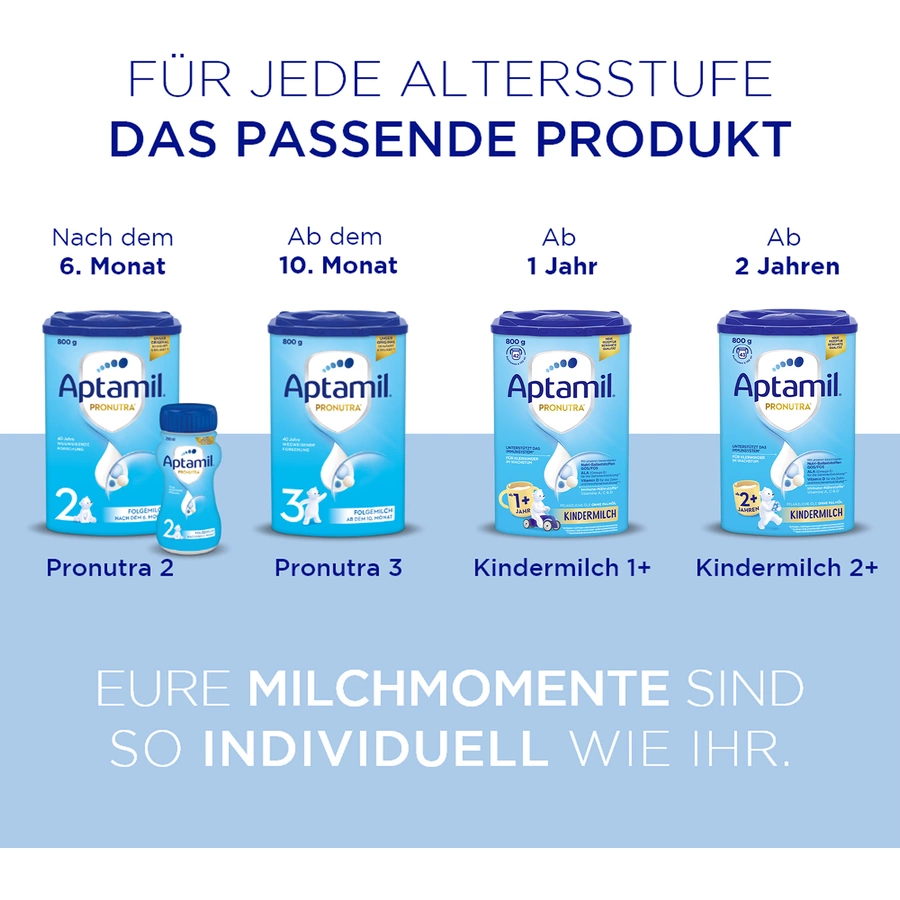 Aptamil Kindermilch 2+ Pronutra 800g ab dem 2. Jahr