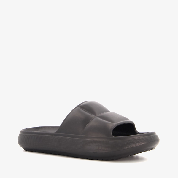 Blue Box dames slippers met plateauzool